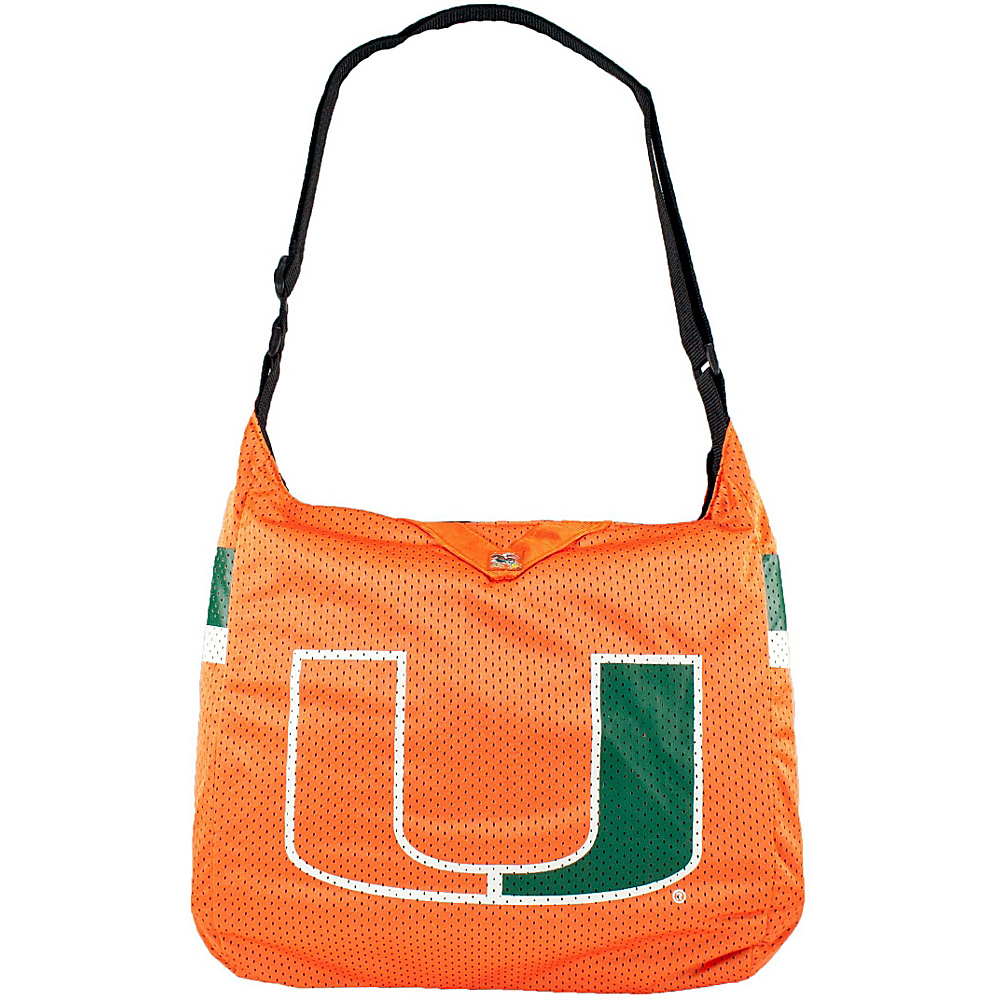 Littlearth Team Jersey Shoulder Bag ACC Teams University of Miami Littlearth Fabric Handbags