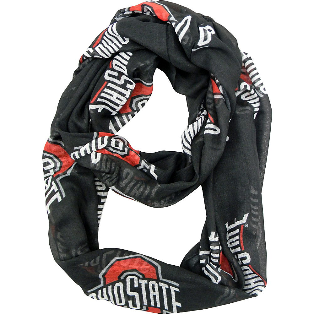 Littlearth Sheer Infinity Scarf Alternate Big 10 Teams Ohio State University Littlearth Hats Gloves Scarves