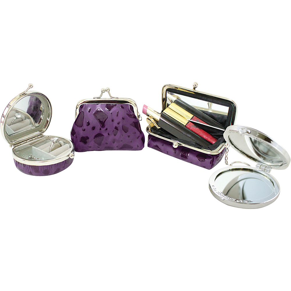 Jacki Design 4 Piece Accessory Set Purple Jacki Design Women s SLG Other