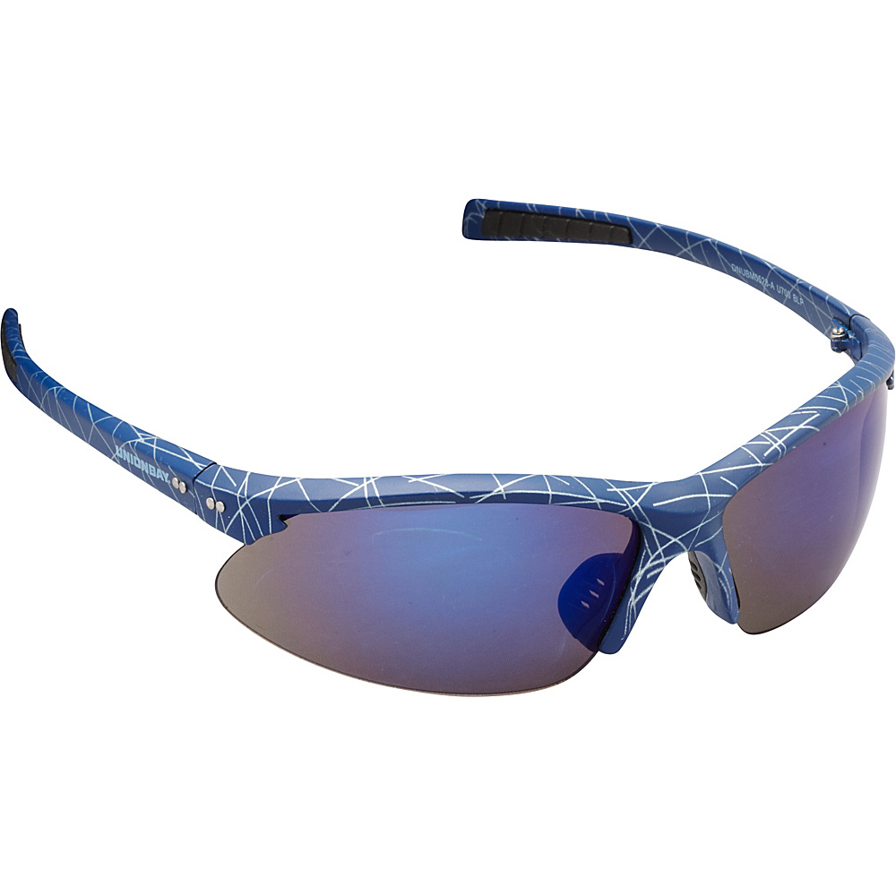 Unionbay Eyewear Oval Wrap Sunglasses Blue Print Unionbay Eyewear Sunglasses