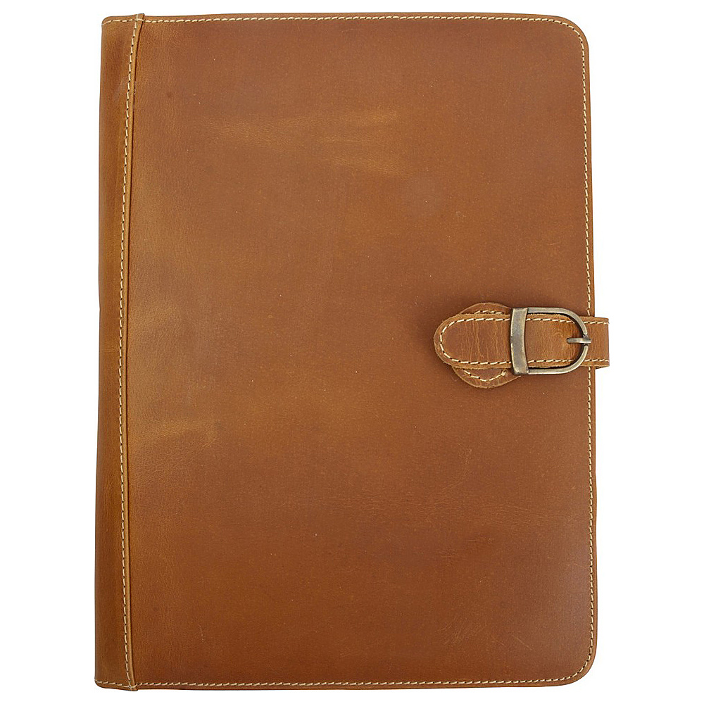 Canyon Outback Lee Canyon Leather Meeting Folder Media Holder Distressed Tan Canyon Outback Business Accessories