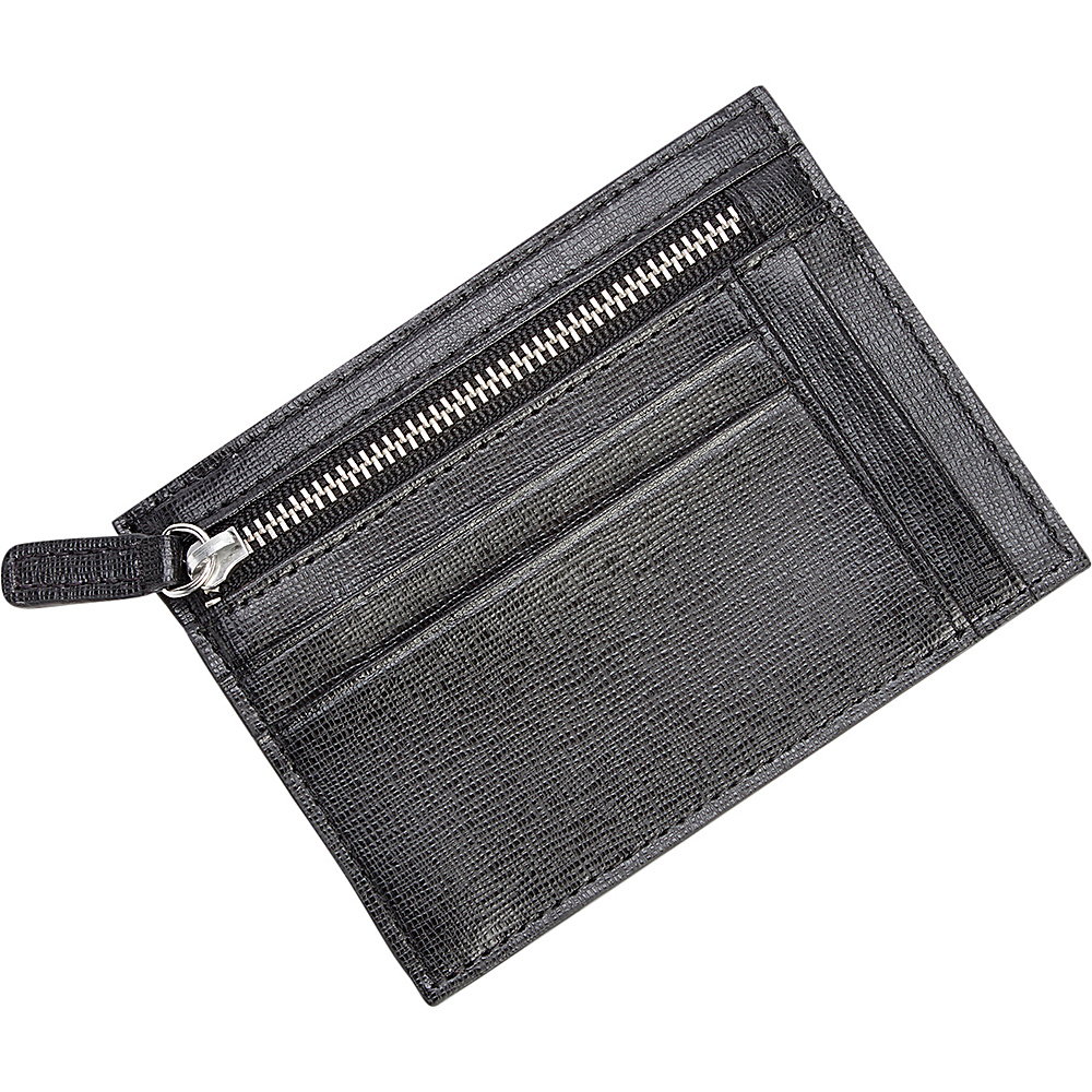 Royce Leather RFID Blocking Slim Card Case Wallet Black Royce Leather Men s Wallets