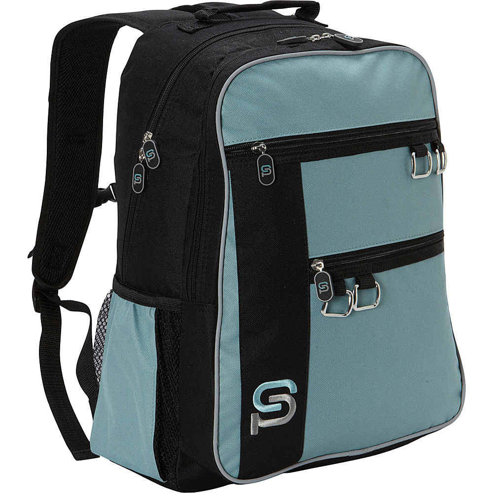 Sydney Paige Buy One Give One Raleigh Laptop Backpack Turquoise Sydney Paige Business Laptop Backpacks
