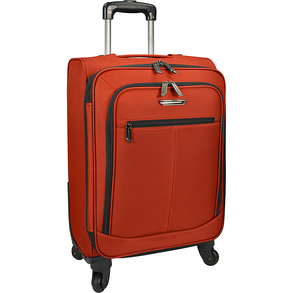 Traveler s Choice Merced Lightweight 22 Spinner Luggage Orange Traveler s Choice Softside Carry On
