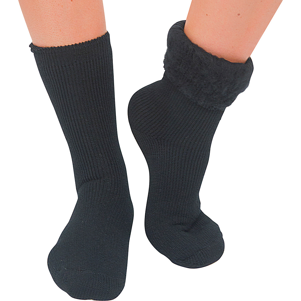 Magid Sole Solutions Ladies Crew Sock Black Magid Women s Legwear Socks