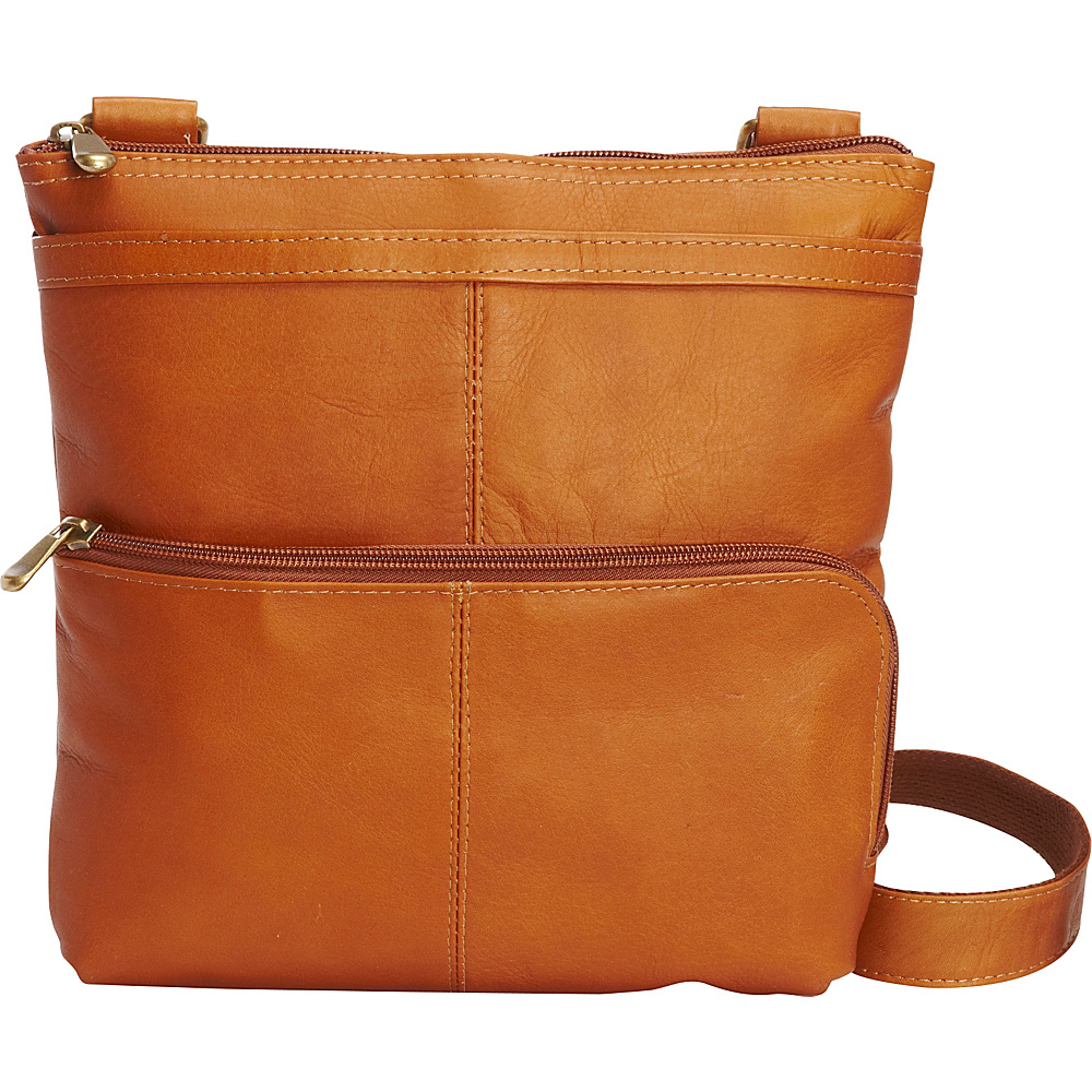 Le Donne Leather Waterfall Crossbody Tan Le Donne Leather Leather Handbags
