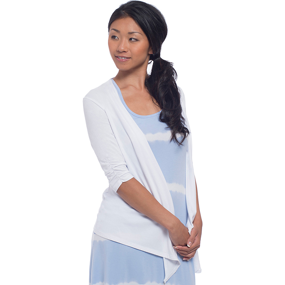 Soybu Meryl Wrap Shirt L White Soybu Women s Apparel