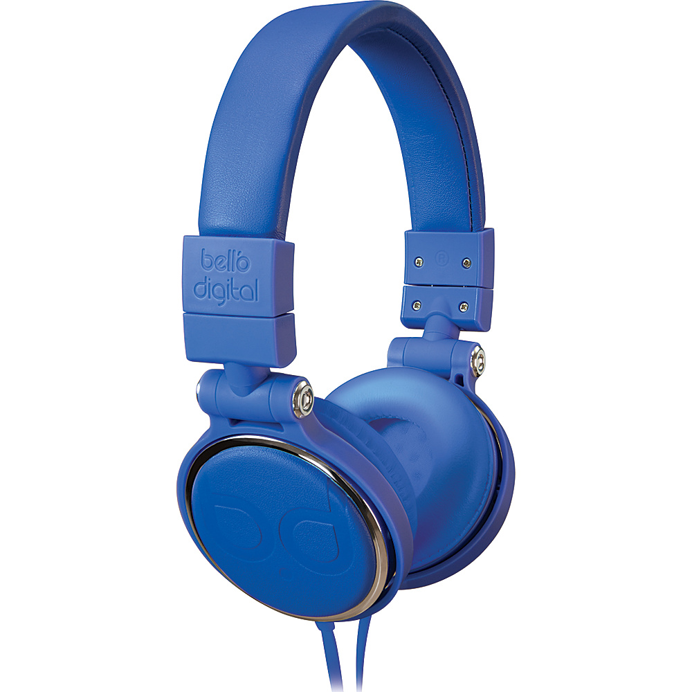 Bell O Digital 40mm Driver Over The Head Headphones Blues Bell O Digital Headphones Speakers
