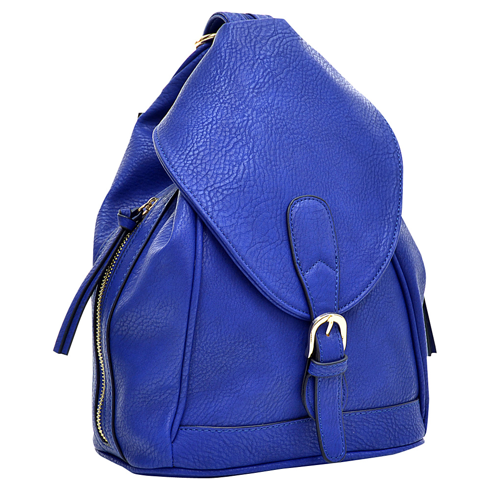Dasein Classic Convertible Backpack Blue Dasein Manmade Handbags