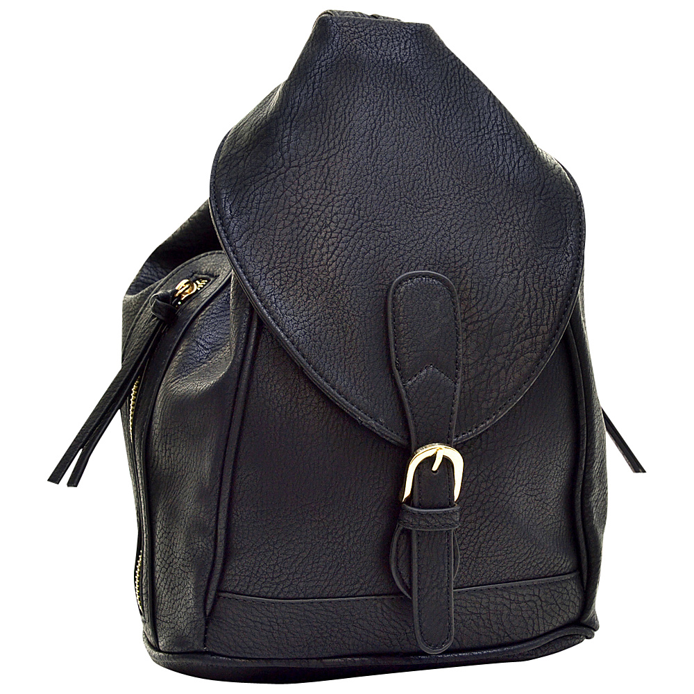 Dasein Classic Convertible Backpack Black Dasein Manmade Handbags