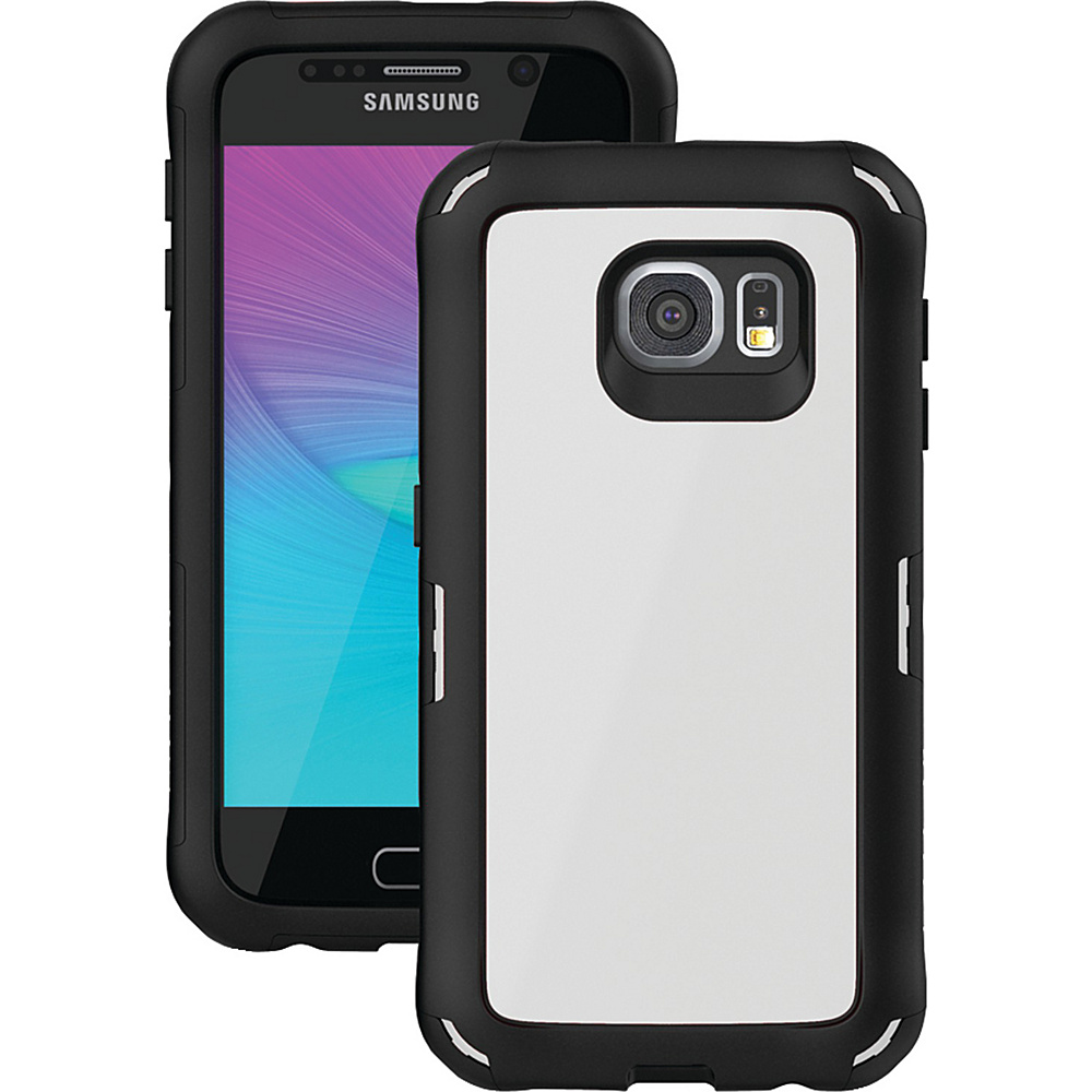 Ballistic Samsung Galaxy S 6 Explorer Case with Holster White Black Ballistic Personal Electronic Cases