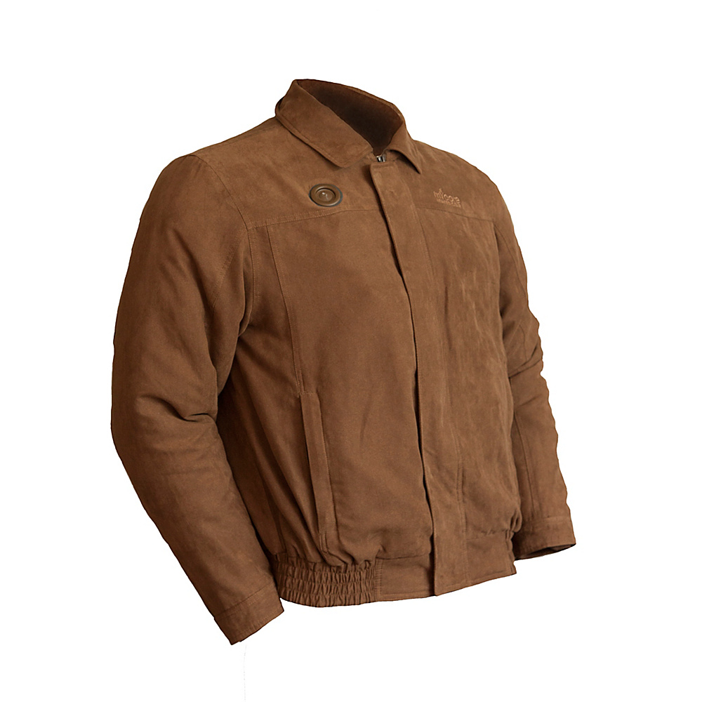 My Core Control Heated Bomber Jacket M Light Brown My Core Control Men s Apparel