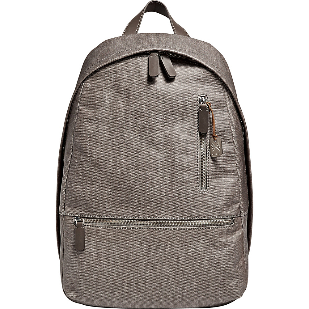 Skagen Kryer Twill Backpack Grey Skagen Laptop Backpacks