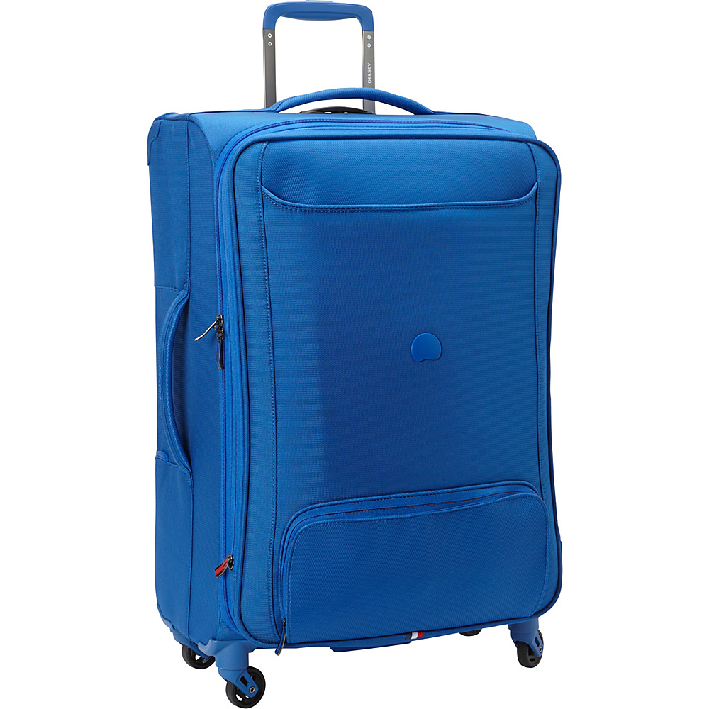 Delsey Chatillon 25 Exp. Spinner Trolley Royal Blue Delsey Large Rolling Luggage