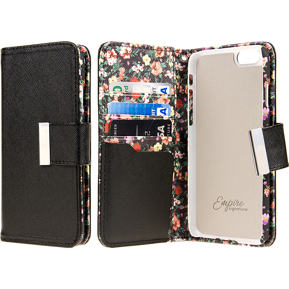 EMPIRE KLIX Klutch Designer Wallet Cases Apple iPhone 6 Plus iPhone 6S Plus Vintage Floral EMPIRE Electronic Cases