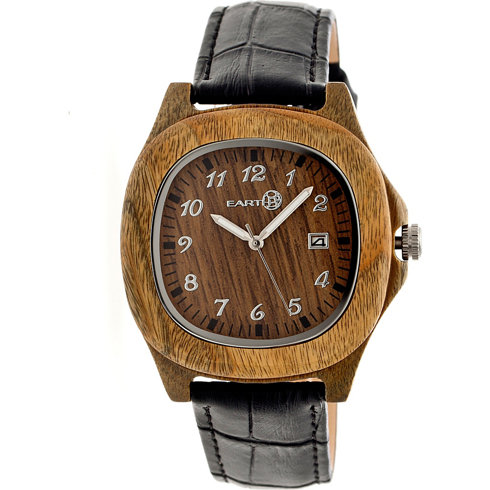 Earth Wood Sherwood Strap Unisex Watch Olive Earth Wood Watches