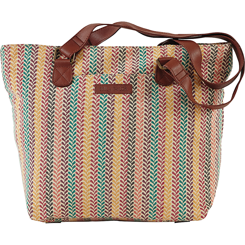 Bella Taylor Pacific Grove Shoulder Tote Pink Bella Taylor Fabric Handbags