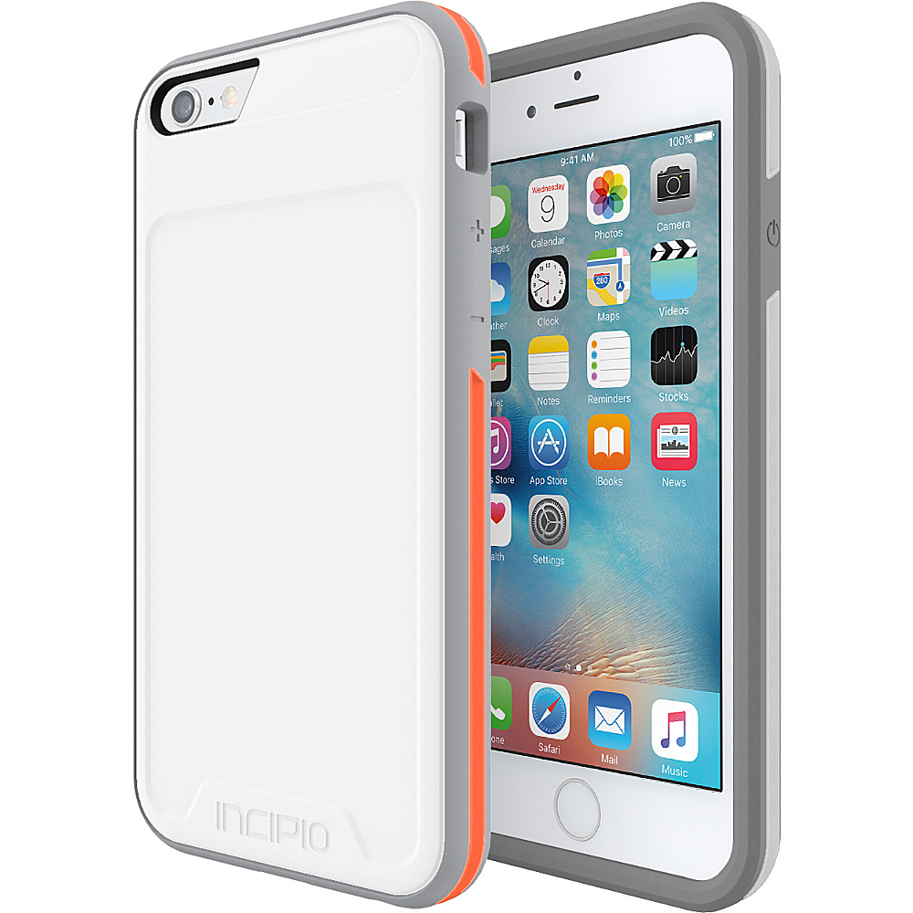 Incipio Performance Series Level 3 for iPhone 6 6s White Orange Incipio Electronic Cases