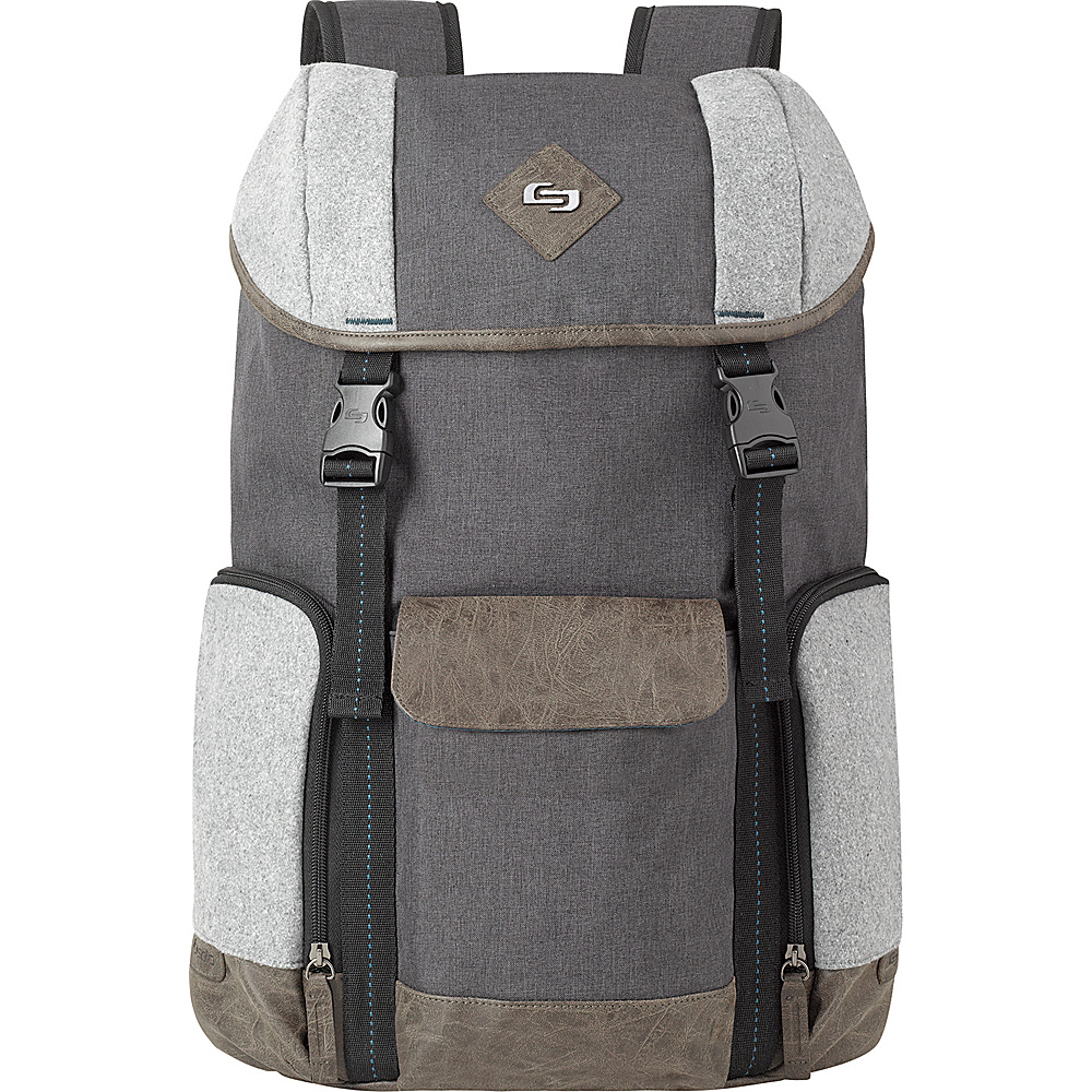 SOLO Nomad 15.6 Backpack Gray SOLO Business Laptop Backpacks