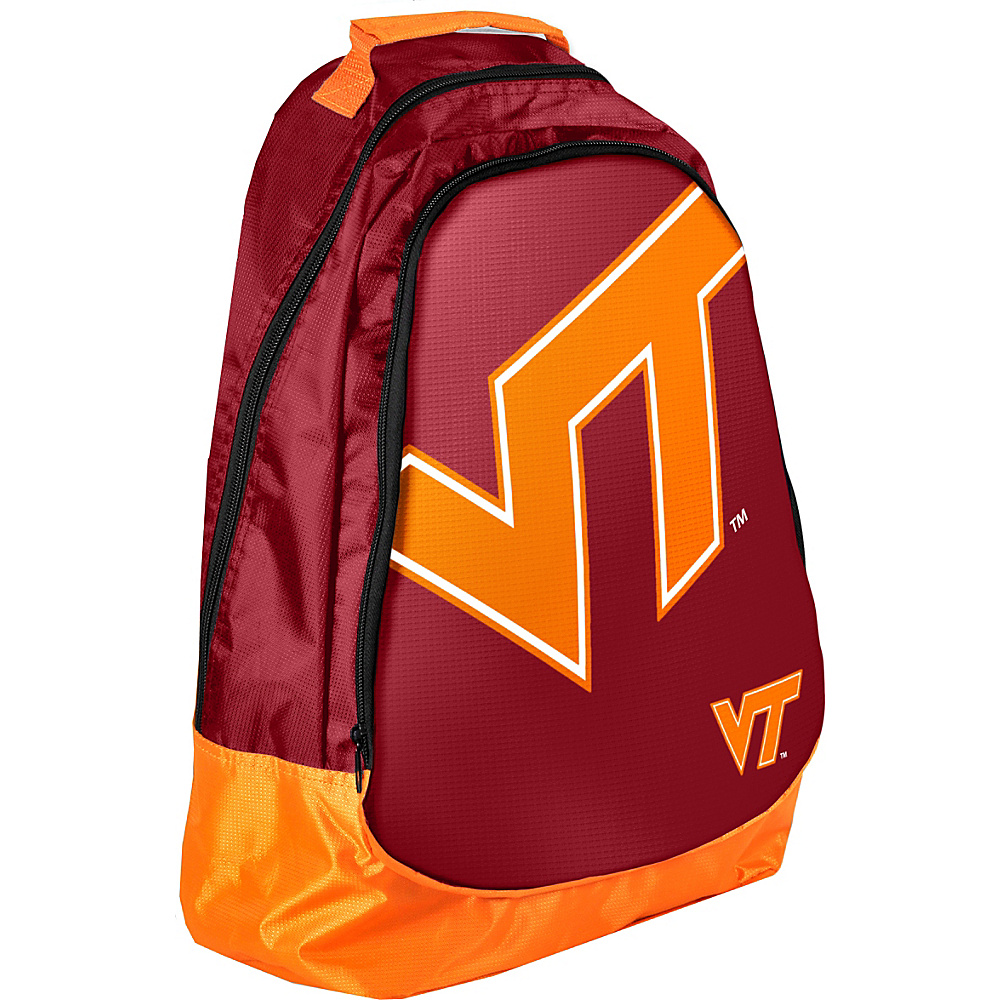 Forever Collectibles NCAA Forever Collectibles Core Structured Backpack Virginia Tech University Hokies Red Forever Collectibles Everyday Backpacks