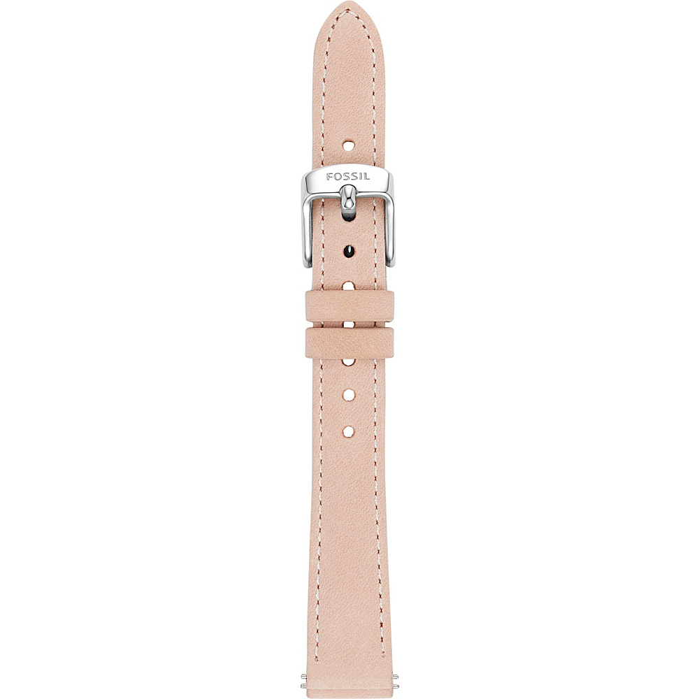 Fossil Leather 14mm Watch Strap Beige Fossil Watches