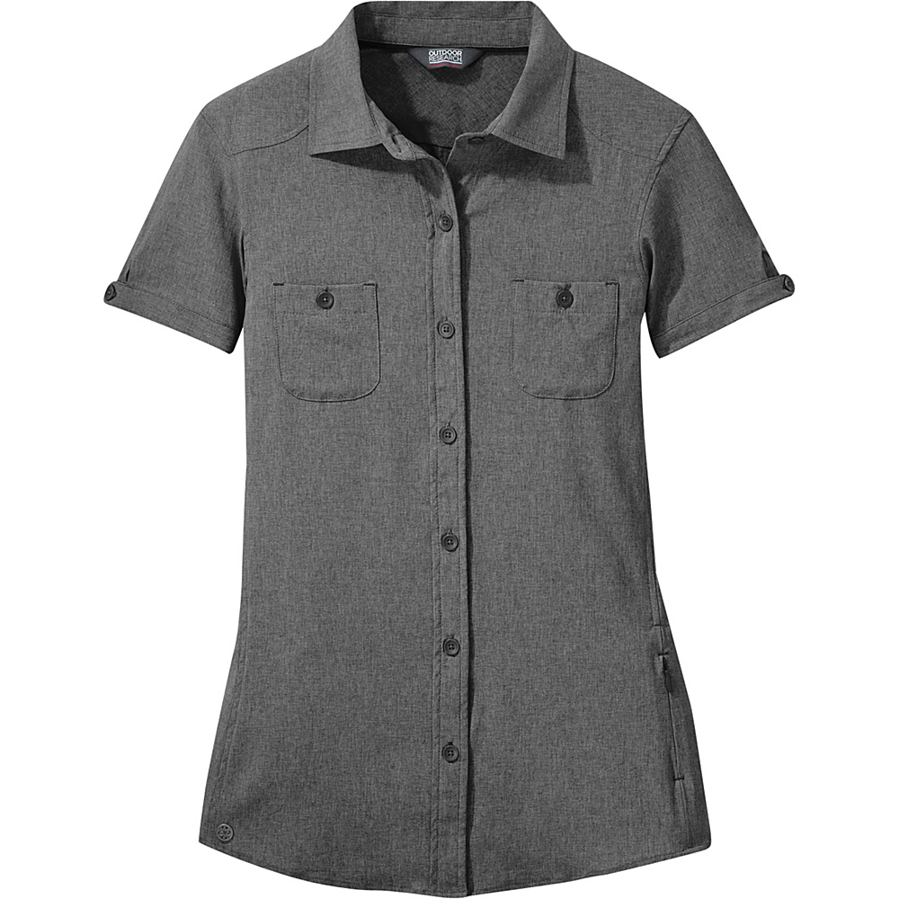 Outdoor Research Womens Reflection Short Sleeve Shirt XS Charcoal Large Outdoor Research Women s Apparel