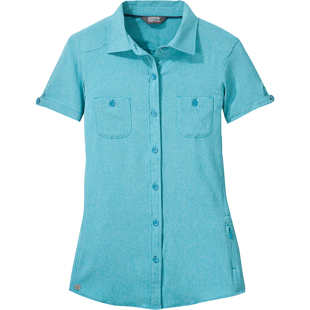 Outdoor Research Womens Reflection Short Sleeve Shirt Typhoon â Extra Large Outdoor Research Women s Apparel