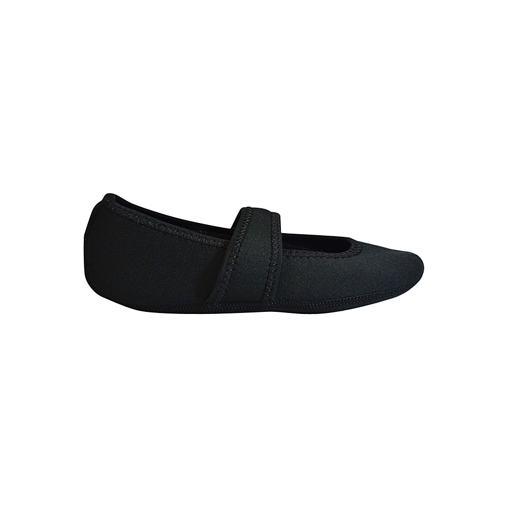 NuFoot Betsy Lou Travel Slipper Solids S Black NuFoot Women s Footwear