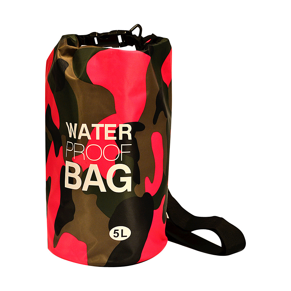 NuFoot NuPouch Water Proof Bags 5L Pink Camo NuFoot Travel Organizers