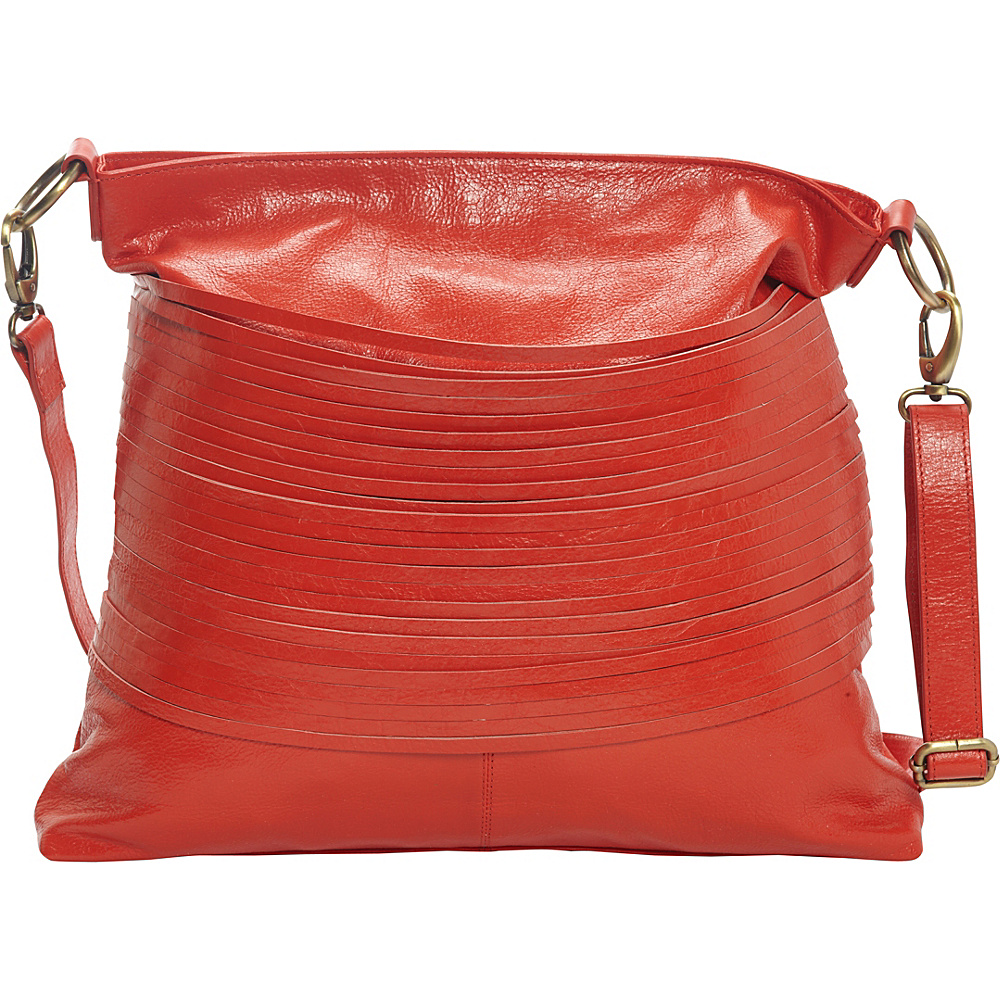 Latico Leathers Vance Shoulder Bag Poppy Latico Leathers Leather Handbags