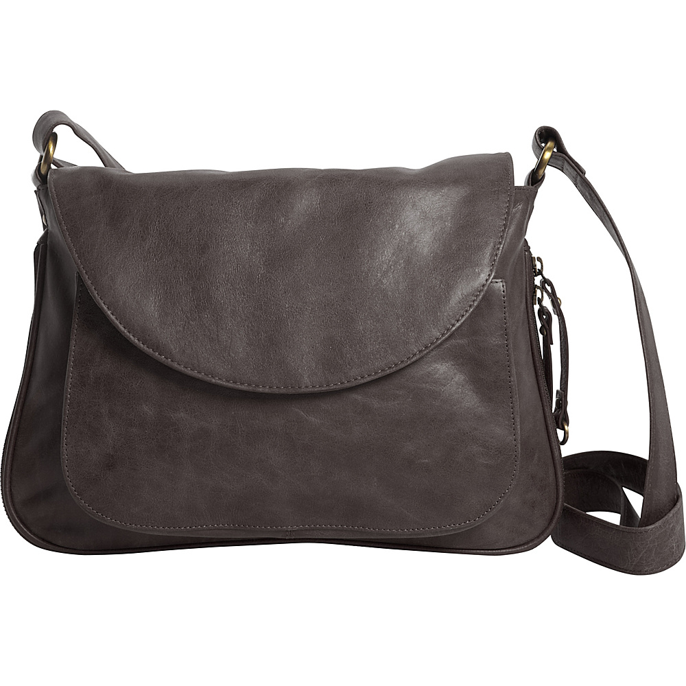 Latico Leathers Tiffin Shoulder Bag Distressed Brown Latico Leathers Leather Handbags