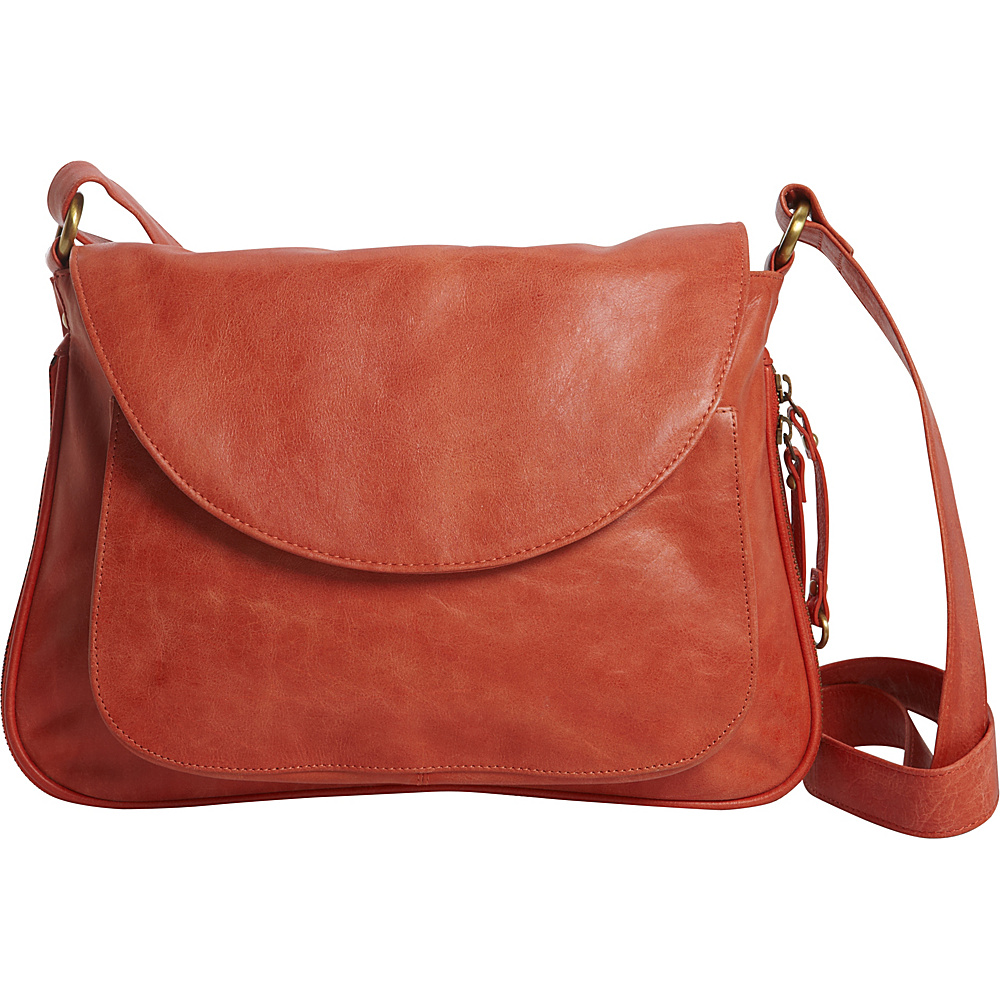 Latico Leathers Tiffin Shoulder Bag Vintage Red Latico Leathers Leather Handbags