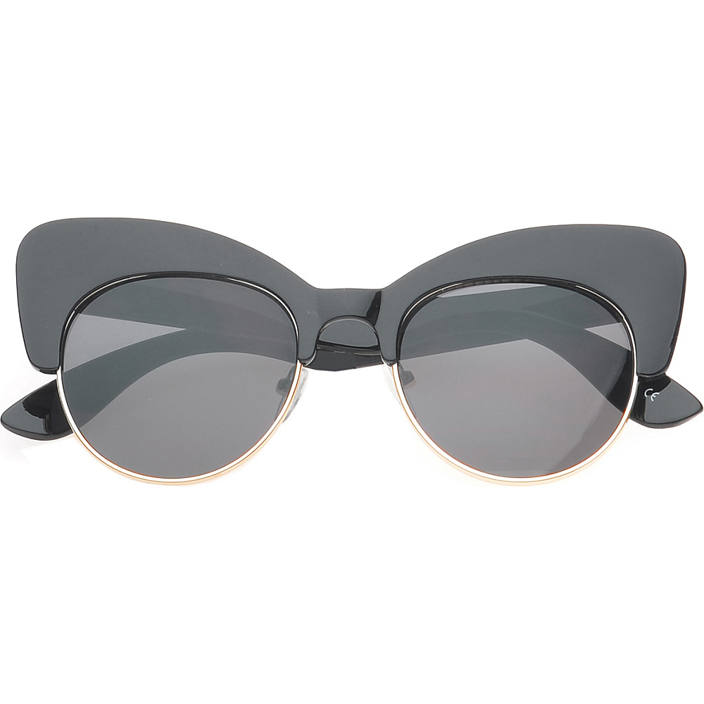 SW Global Eyewear Monica Cat eye Fashion Sunglasses Black SW Global Sunglasses