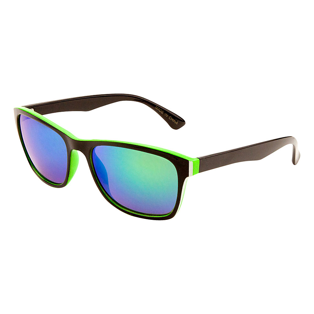 SW Global Eyewear Dino Rectangle Fashion Sunglasses Green SW Global Sunglasses