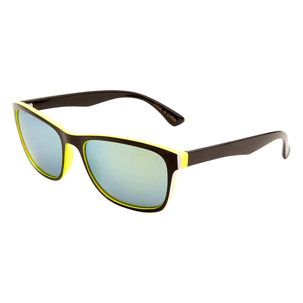 SW Global Eyewear Dino Rectangle Fashion Sunglasses Yellow SW Global Sunglasses