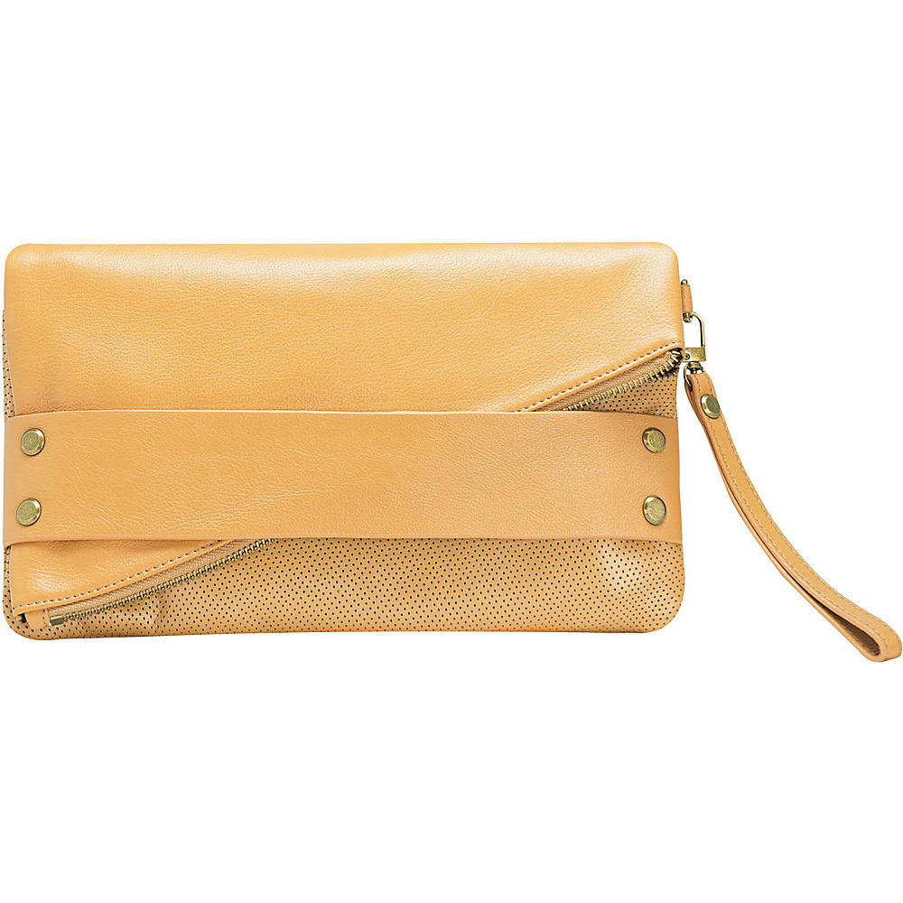 MOFE Trifecta Clutch Tan MOFE Leather Handbags