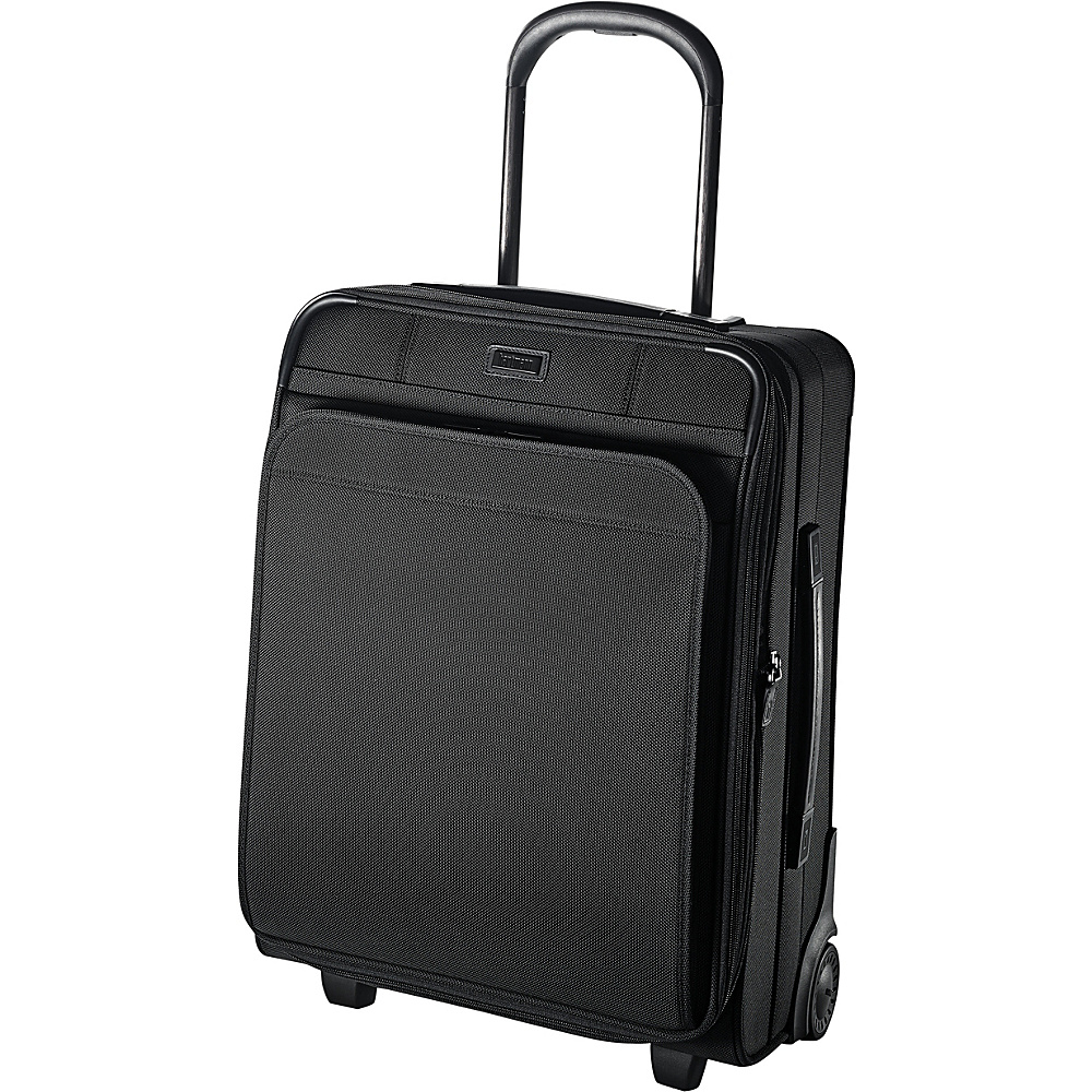 Hartmann Luggage Ratio Global Carry On Expandable Upright True Black Hartmann Luggage Softside Carry On
