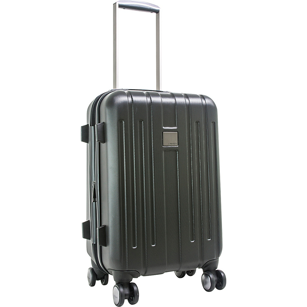Calvin Klein Luggage Cortlandt 3.0 20 Carry On Hardside Spinner Black Calvin Klein Luggage Hardside Carry On