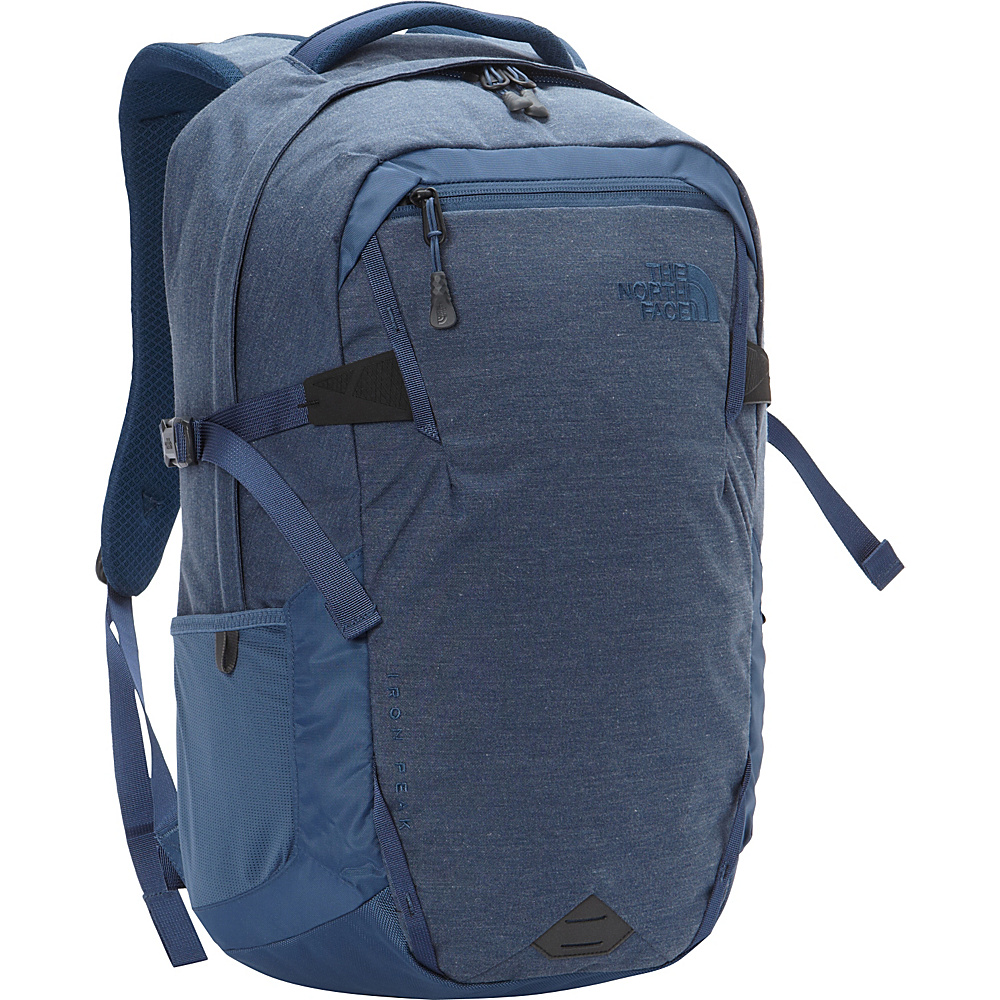 The North Face Iron Peak Laptop Backpack Shady Blue Heather Shady Blue The North Face Business Laptop Backpacks