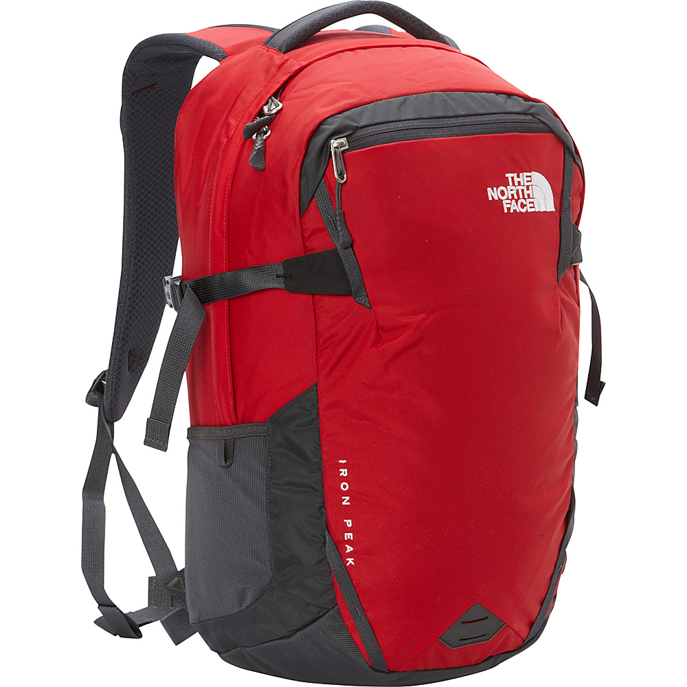 The North Face Iron Peak Laptop Backpack TNF Red Asphalt Grey The North Face Business Laptop Backpacks