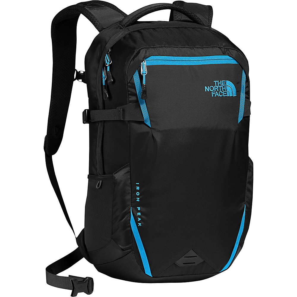 The North Face Iron Peak Laptop Backpack Tnf Black Hyper Blue The North Face Business Laptop Backpacks