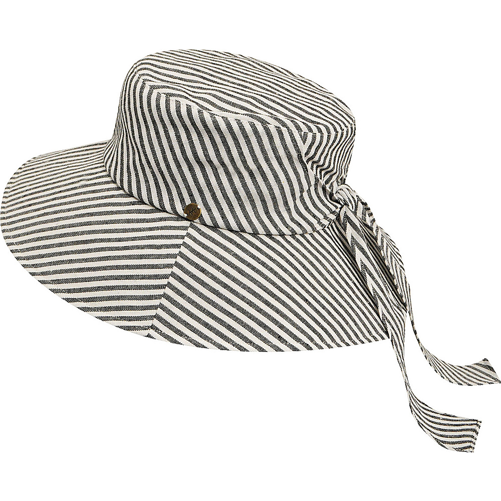 Karen Kane Hats Sun Floppy Hat Navy Stripe Karen Kane Hats Hats Gloves Scarves