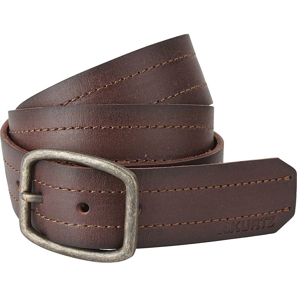 A Kurtz Chance Leather Belt Dark Brown 38 A Kurtz Belts