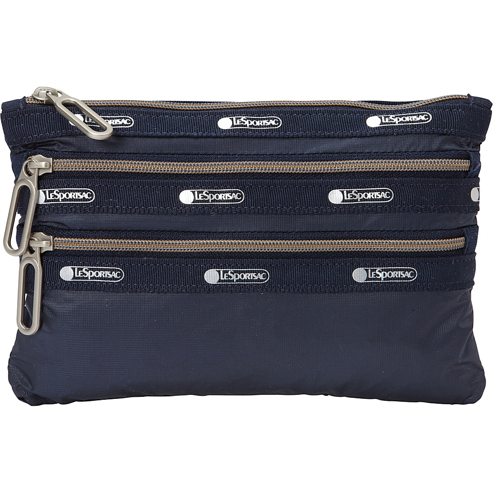 LeSportsac Classic 3 Zip Pouch Classic Navy C LeSportsac Women s SLG Other