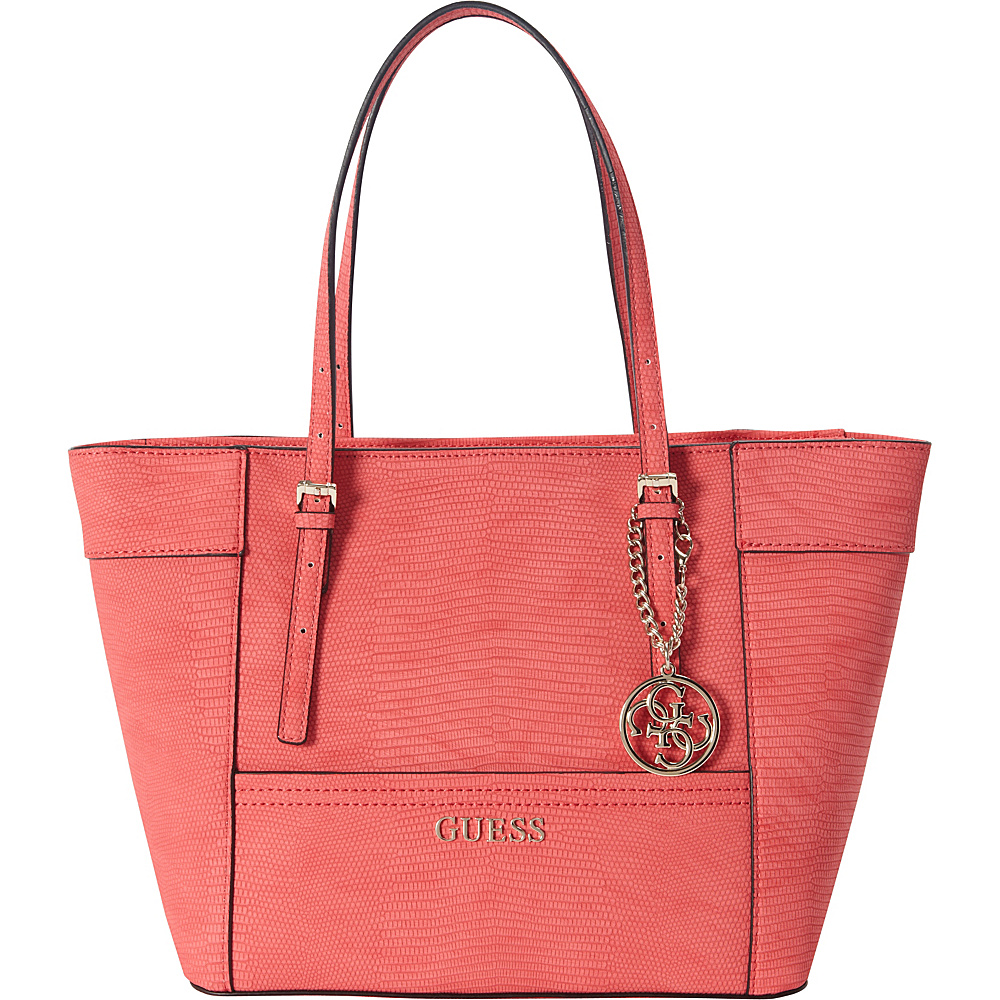 GUESS Delaney Small Classic Tote Passion GUESS Manmade Handbags
