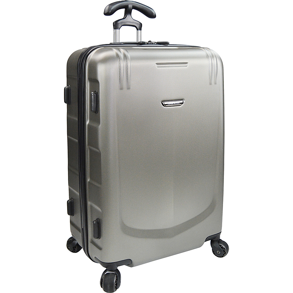 Traveler s Choice Palencia 25 Spinner Luggage Pewter Traveler s Choice Softside Checked