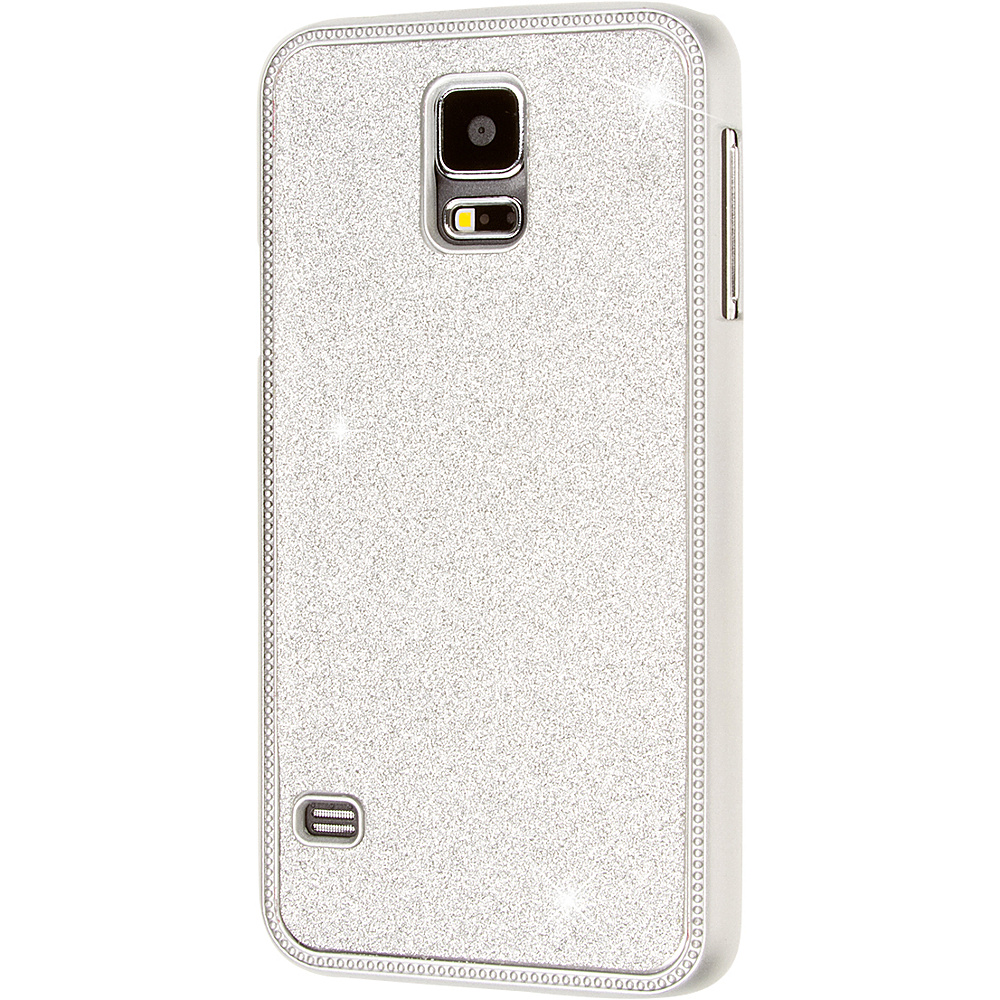 EMPIRE GLITZ Glitter Glam Case for Samsung Galaxy S5 Silver EMPIRE Personal Electronic Cases