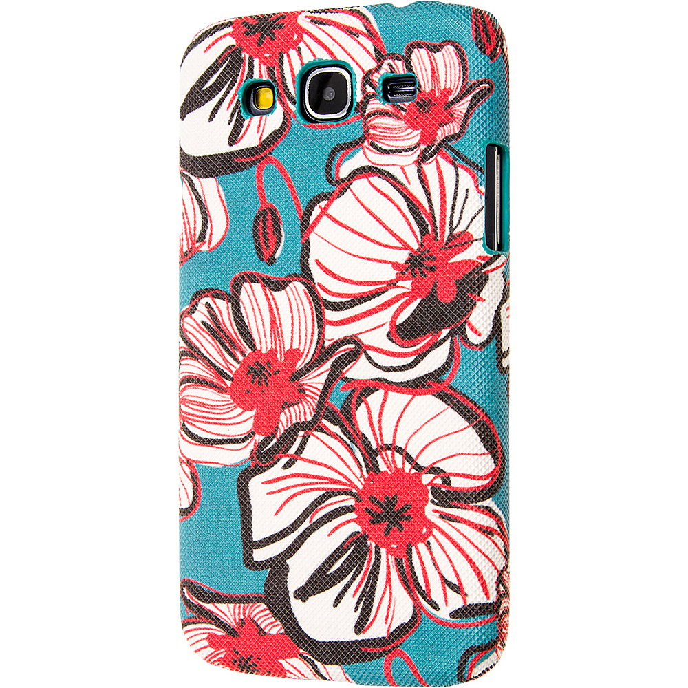 EMPIRE Signature Series Case for Samsung Galaxy Mega 5.8 Bold Teal Floral EMPIRE Electronic Cases