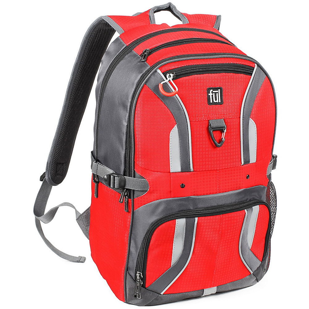 ful Momentor Tx1 Laptop Backpack Red ful Business Laptop Backpacks