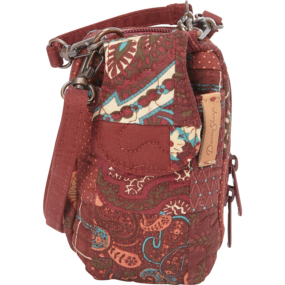 Donna Sharp Cell Phone Crossbody Purse Autumn Donna Sharp Fabric Handbags